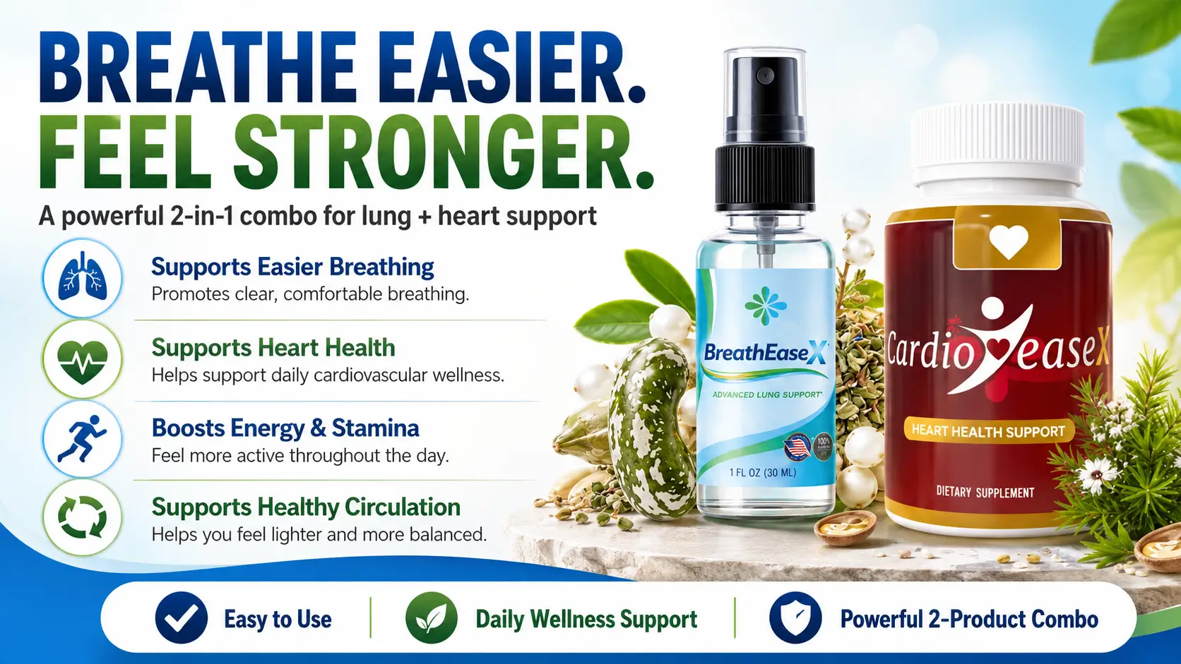 BreathEaseX and CardioEaseX customer results
