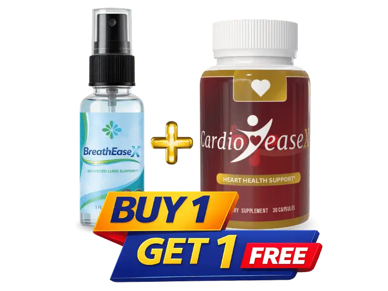 BreathEaseX + CardioEaseX 2-bottle bundle